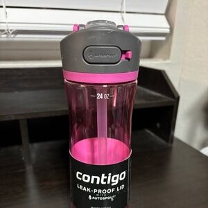 Pink Contigo Water Bottle
